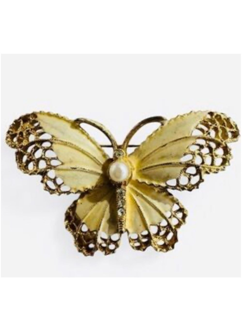 Vintage B.S.K. Butterfly Brooch